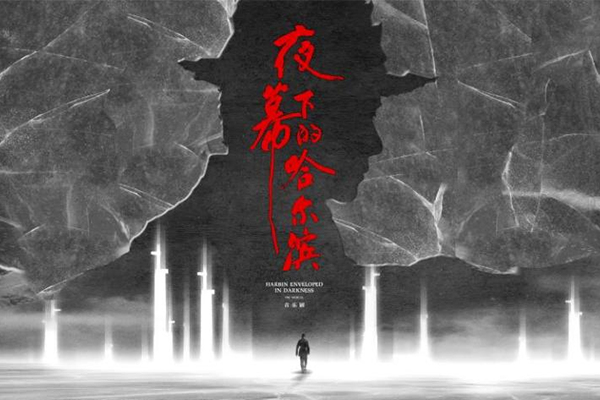 夜幕下的哈尔滨