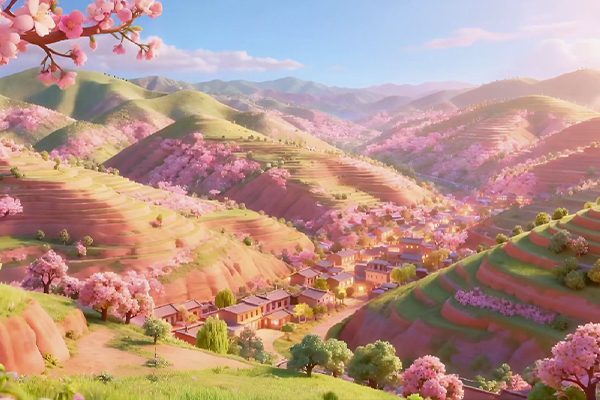 山路弯弯山花开