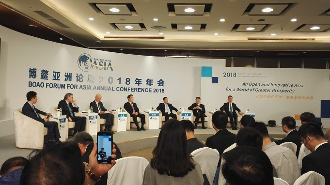 肖亚庆参加博鳌亚洲论坛国企改革分论坛