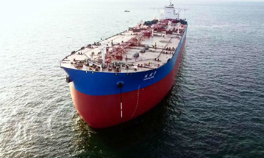 新一代节能环保型30万吨超大型原油船交付中国船舶集团建造