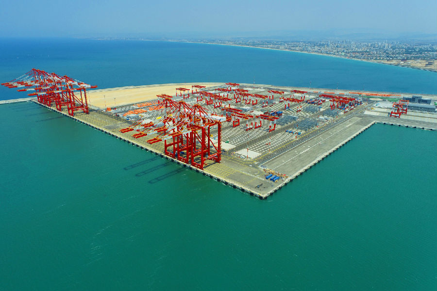 中国建筑承建的以色列海法新港正式开港-国资论坛