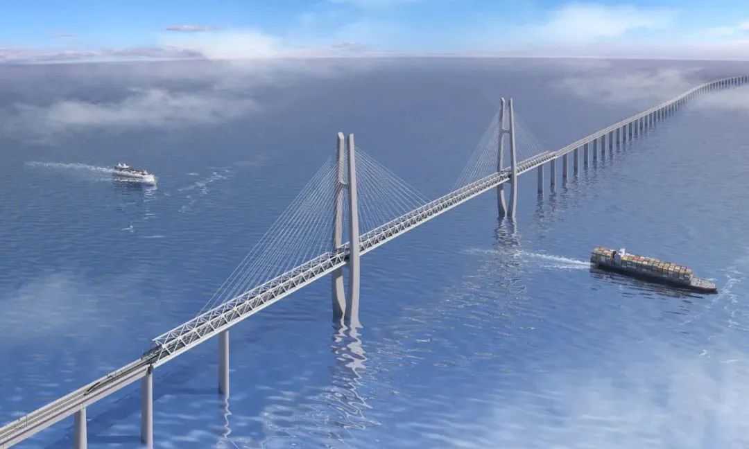 助力长三角一体化发展 世界最长跨海高铁大桥工程开工