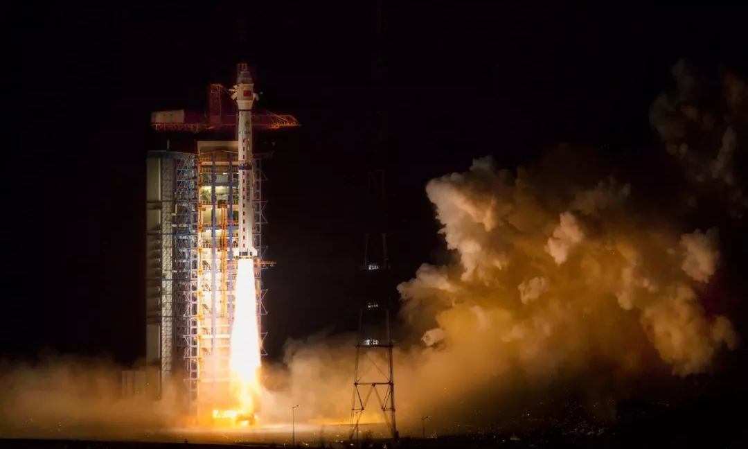 执行此次发射任务的长征四号丙运载火箭由中国航天科技集团有限公司八院抓总研制。（崔岳豪 摄）