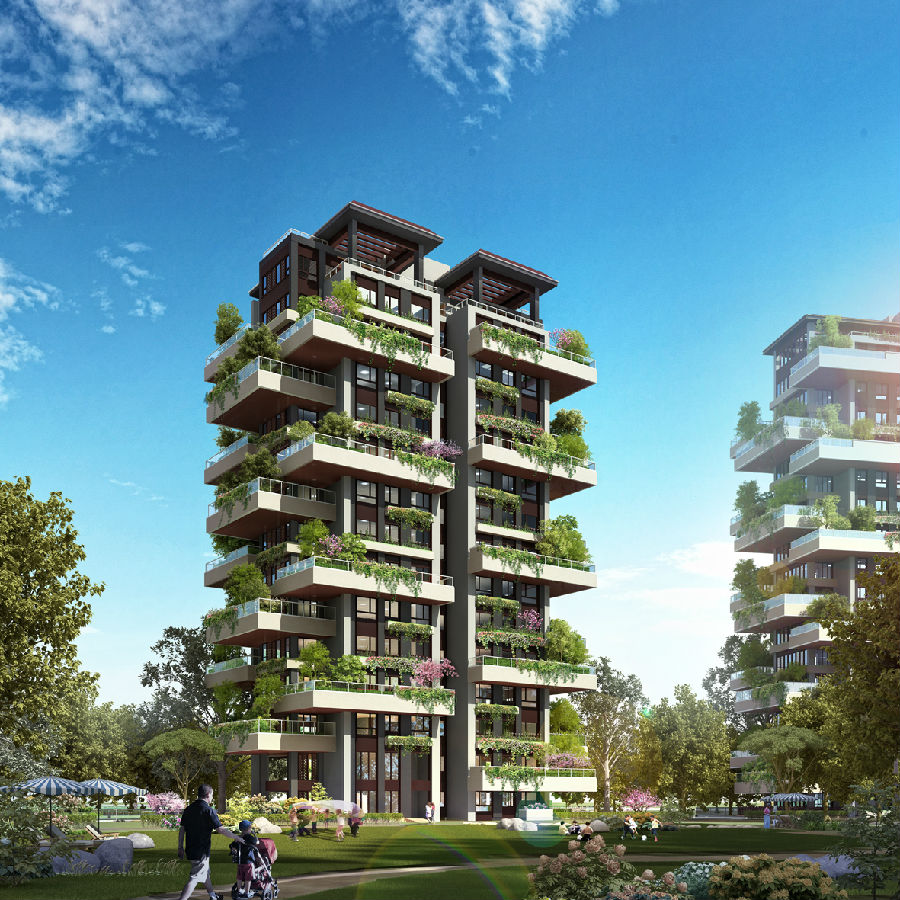 生态住宅设计让空中庭院落户寻常百姓家