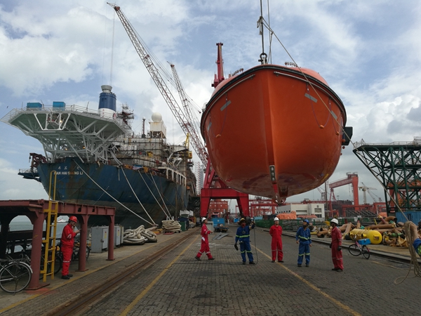 酷暑攻坚的海油人